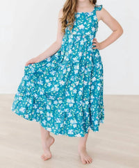Mila & Rose - Floral Breeze Ruffle Maxi Dress