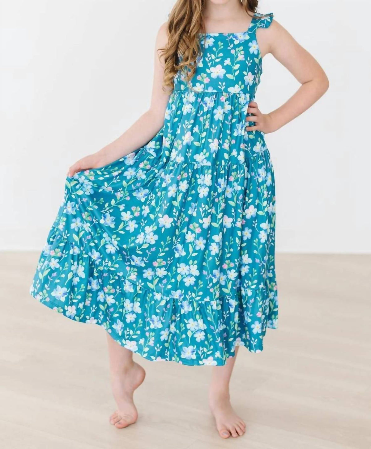 Mila & Rose - Floral Breeze Ruffle Maxi Dress