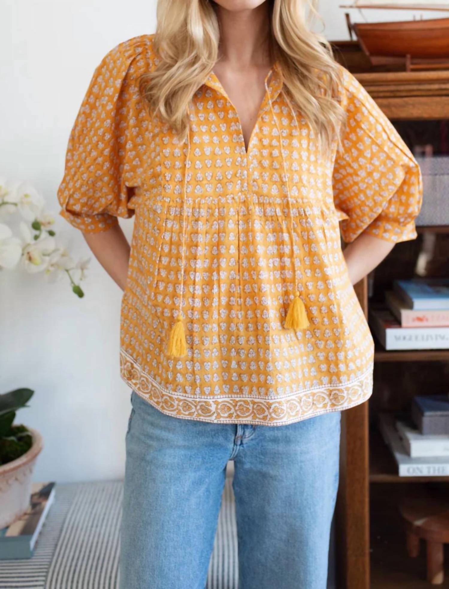 Marea - Steph Marigold Thistle Top