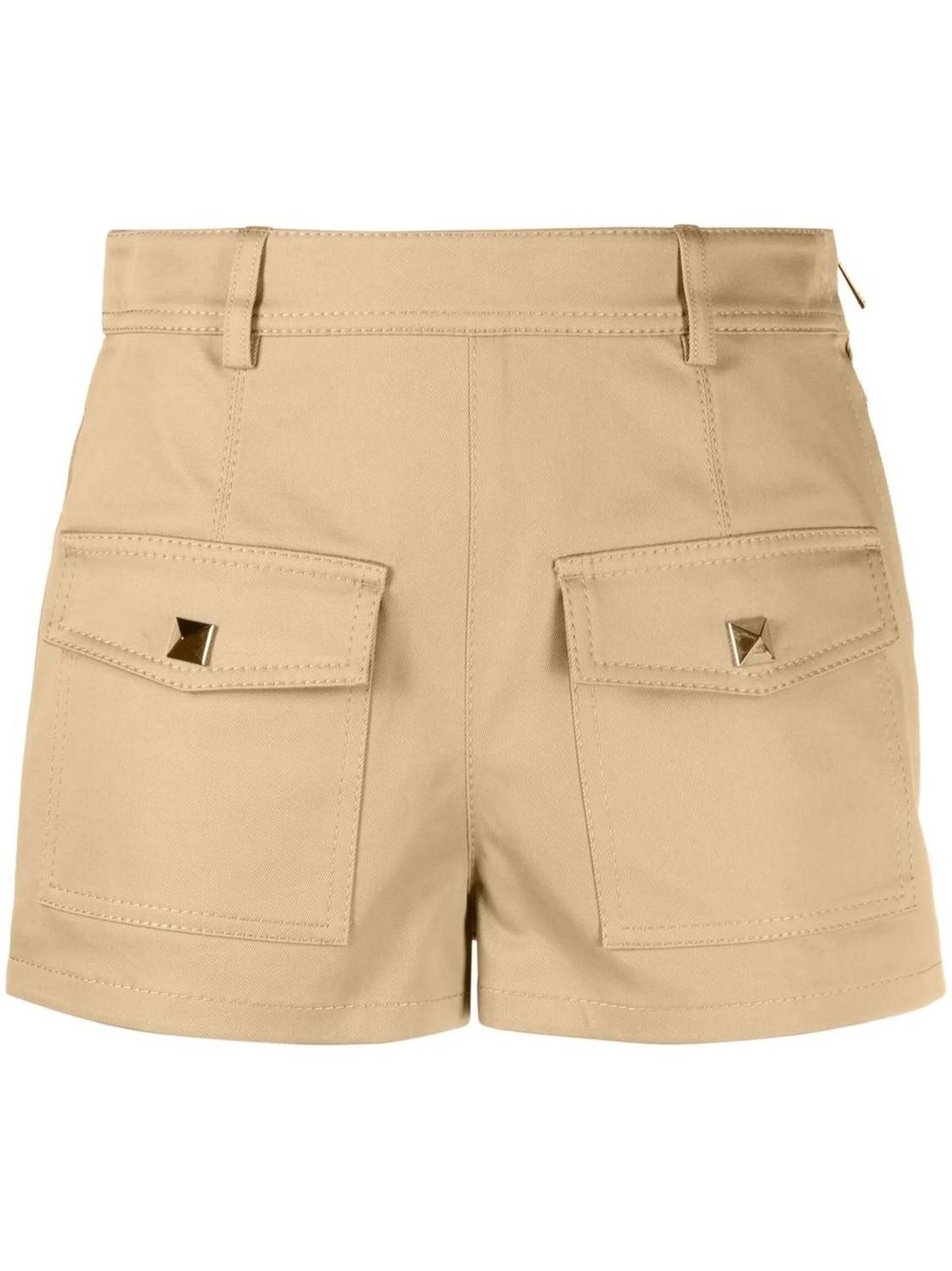Valentino - Stretch Cotton Low Rise Shorts