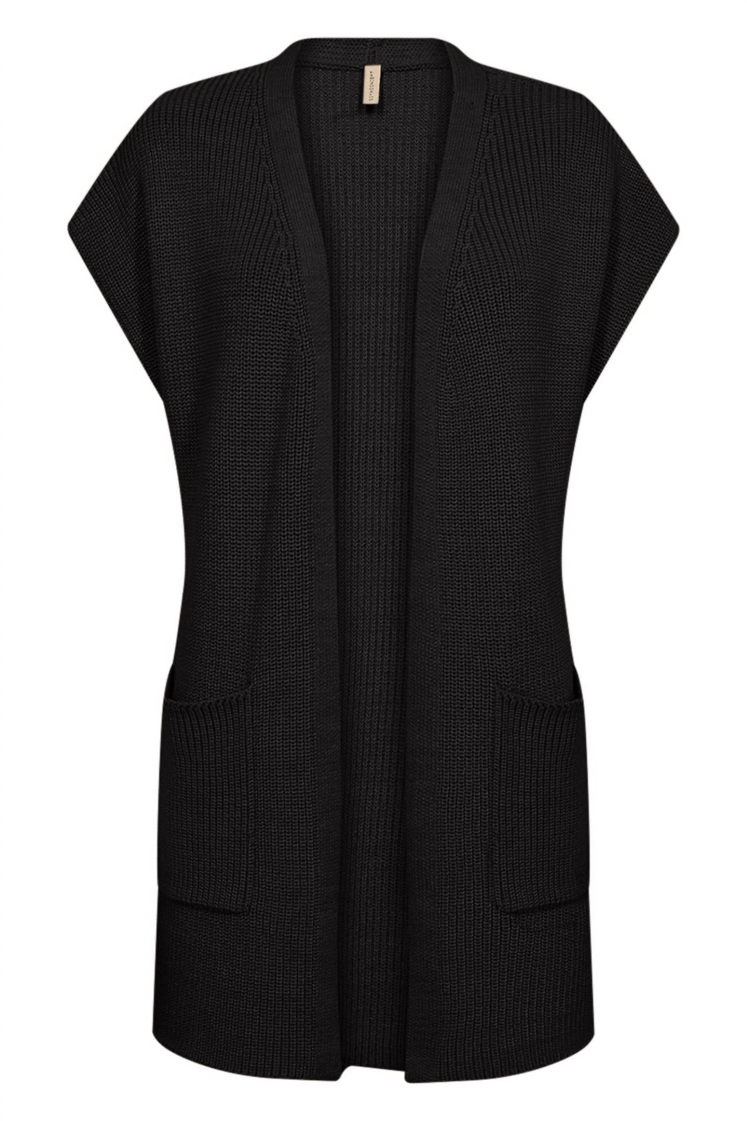 Soya Concept Women's Julia 9 Cardigan Top in black - women's sweater