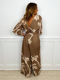 Bright Fashion - Roped Up Lightweight Short Sleeve Jumpsuit