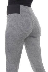 White Mark - Women's Jacquard Slim Pants