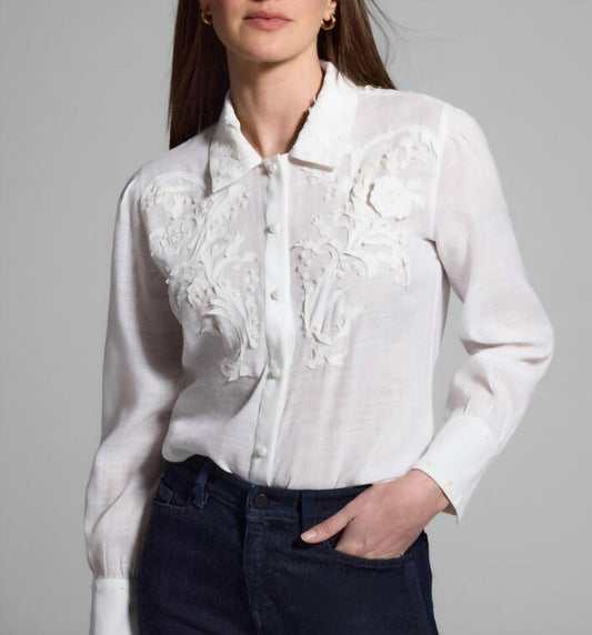 Nic + Zoe - Gold Label Embellished Shirt