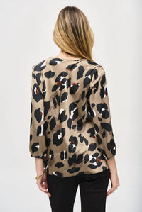 Joseph Ribkoff - Cowl Neck Bohemian Blouse
