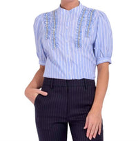 Essentiel Antwerp - Rhinestone Frill Shirt