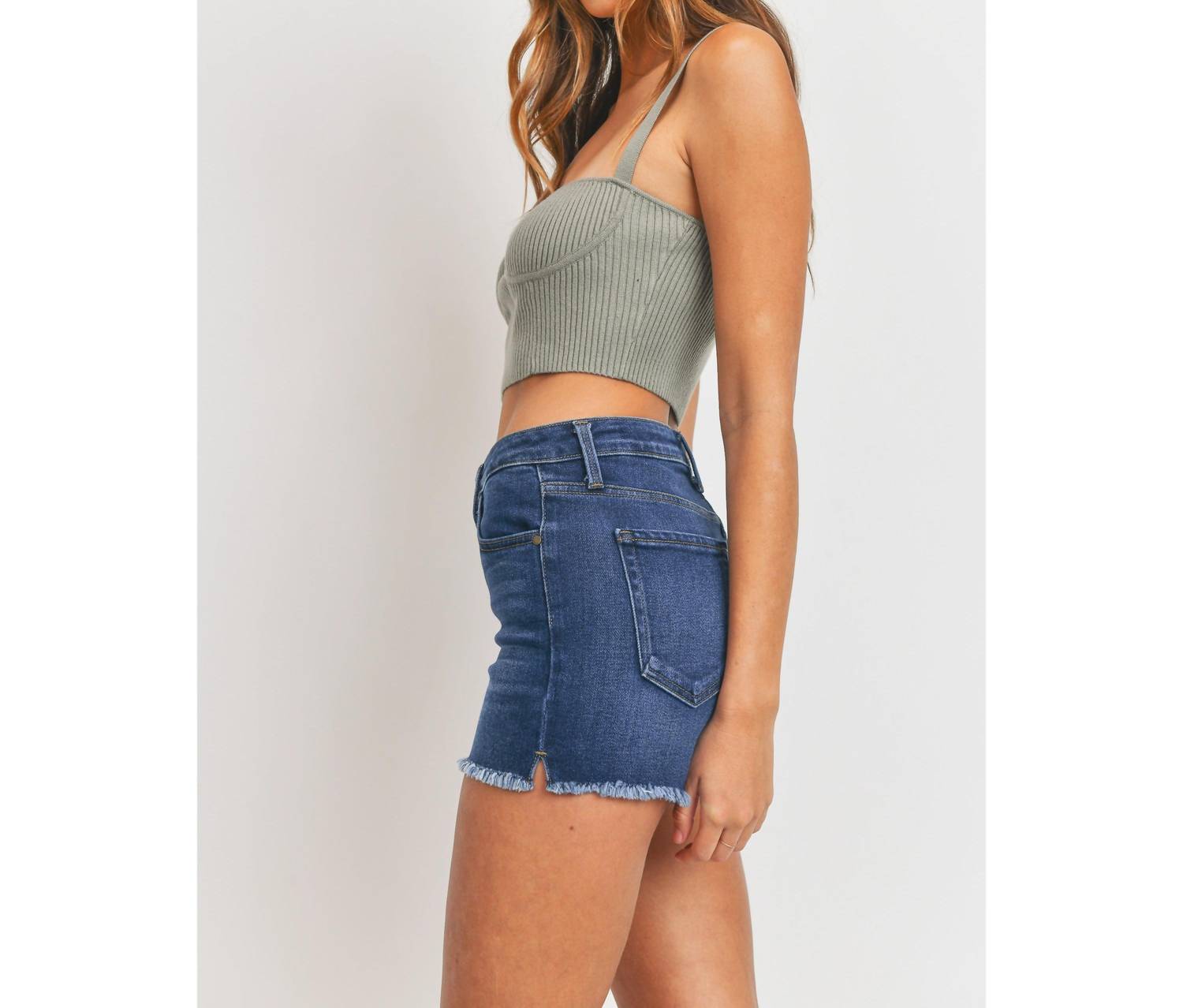 Just Black Denim - Weekend High Waist Shorts