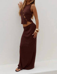 Runaway - Gemini Fishtail Maxi Skirt