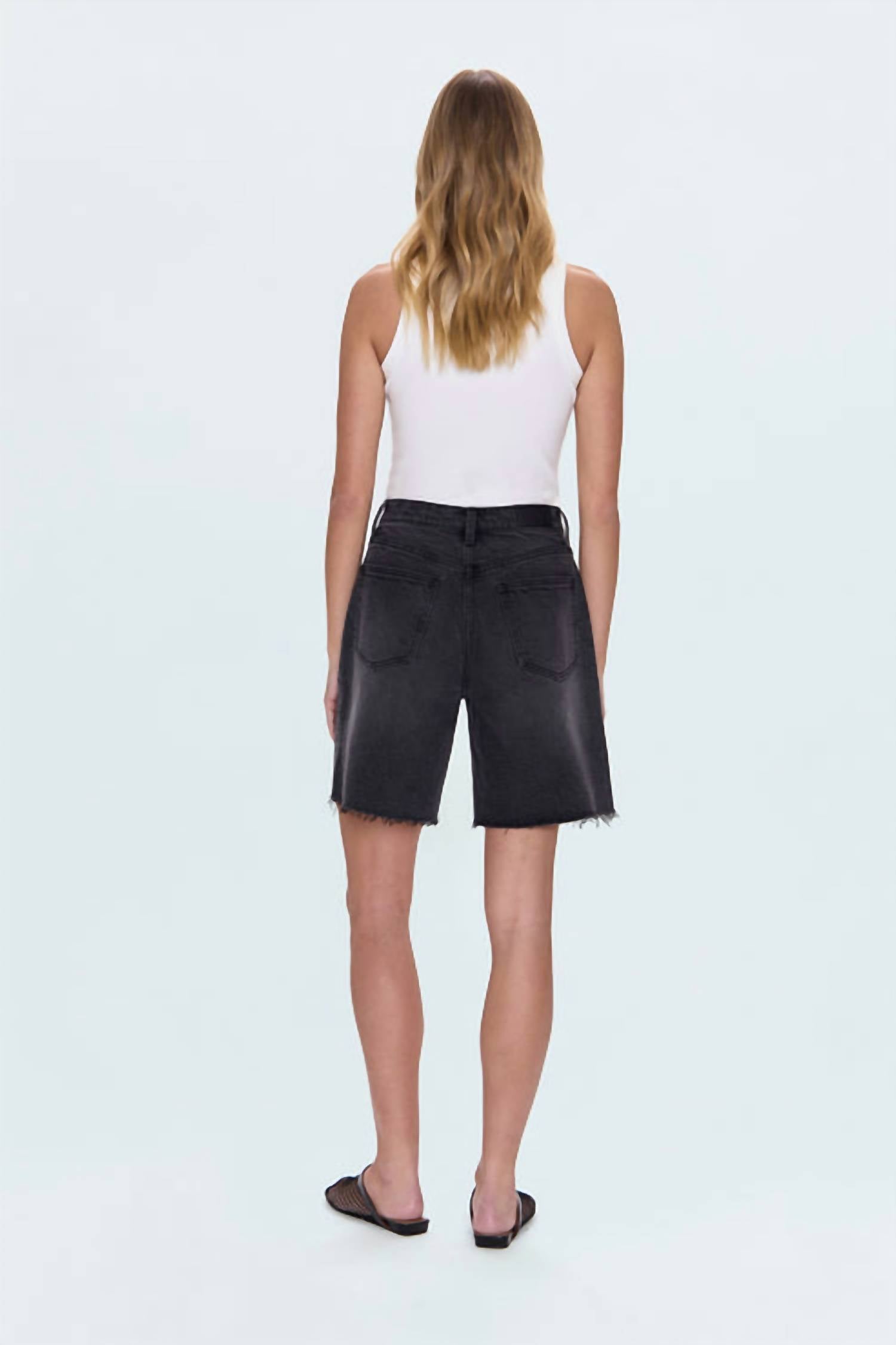 Pistola - Kaylee High Rise Pinched Straight Short