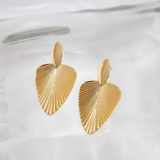 Marlyn Schiff - Women's Leaf Drop Earrings