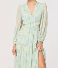 Astr - Klarissa V-neck Maxi Dress