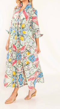 House Of Mbr - Chinois Shirt Midi Dress