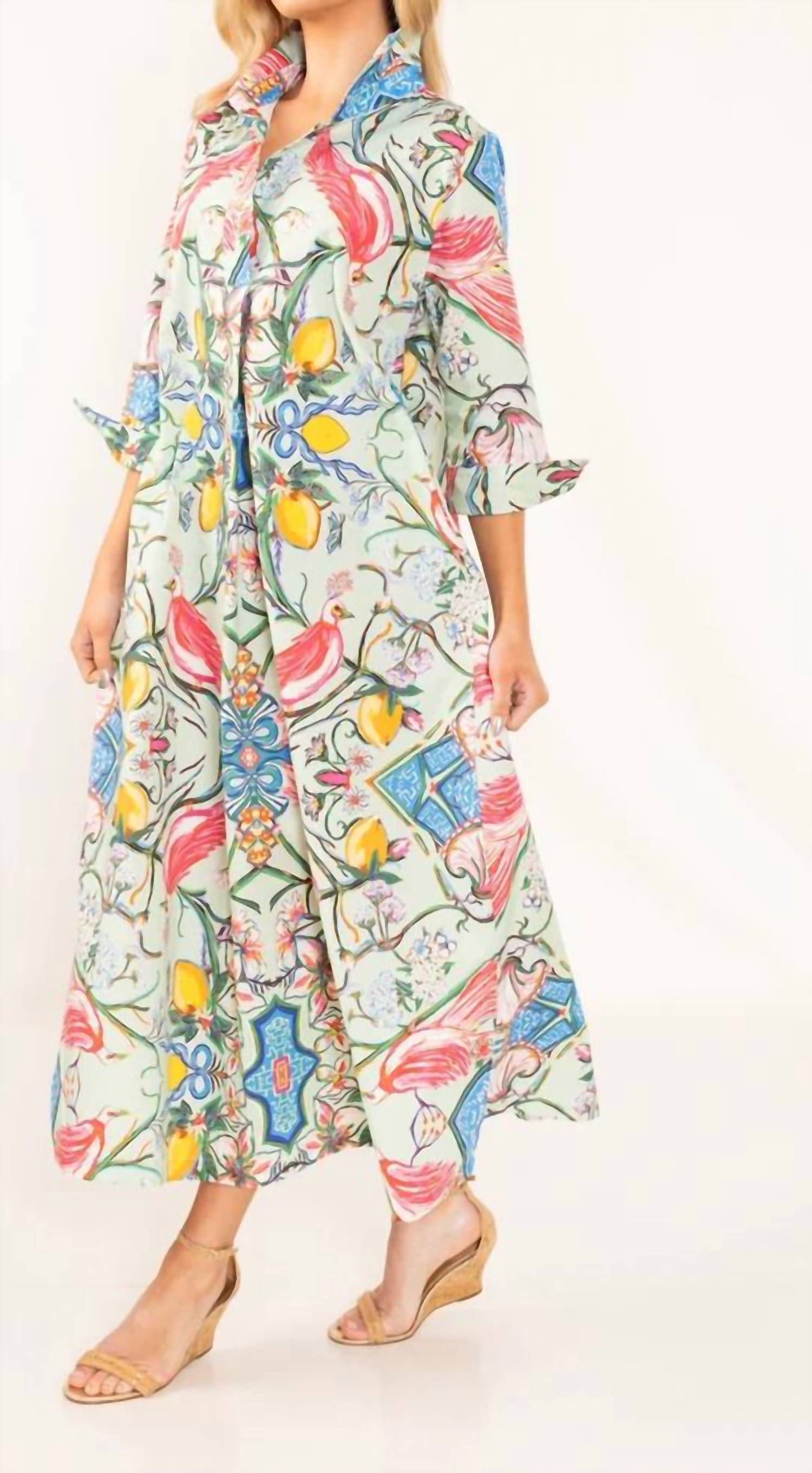 House Of Mbr - Chinois Shirt Midi Dress