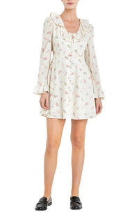 English Factory - Floral Ruffled Mini Dress