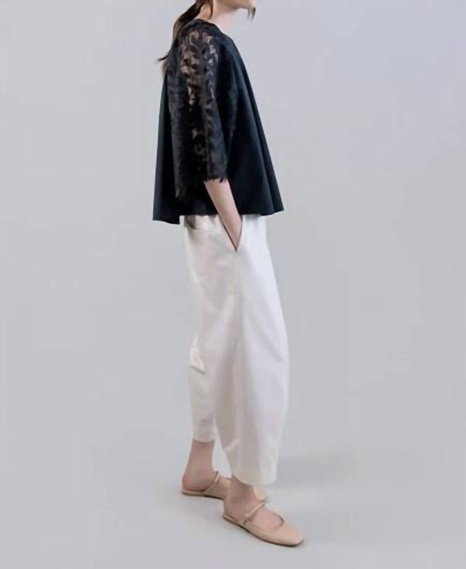 Psophia - Cropped Airy Trouser
