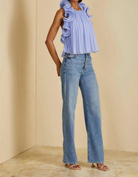 Amur - Baylin Pleated Top
