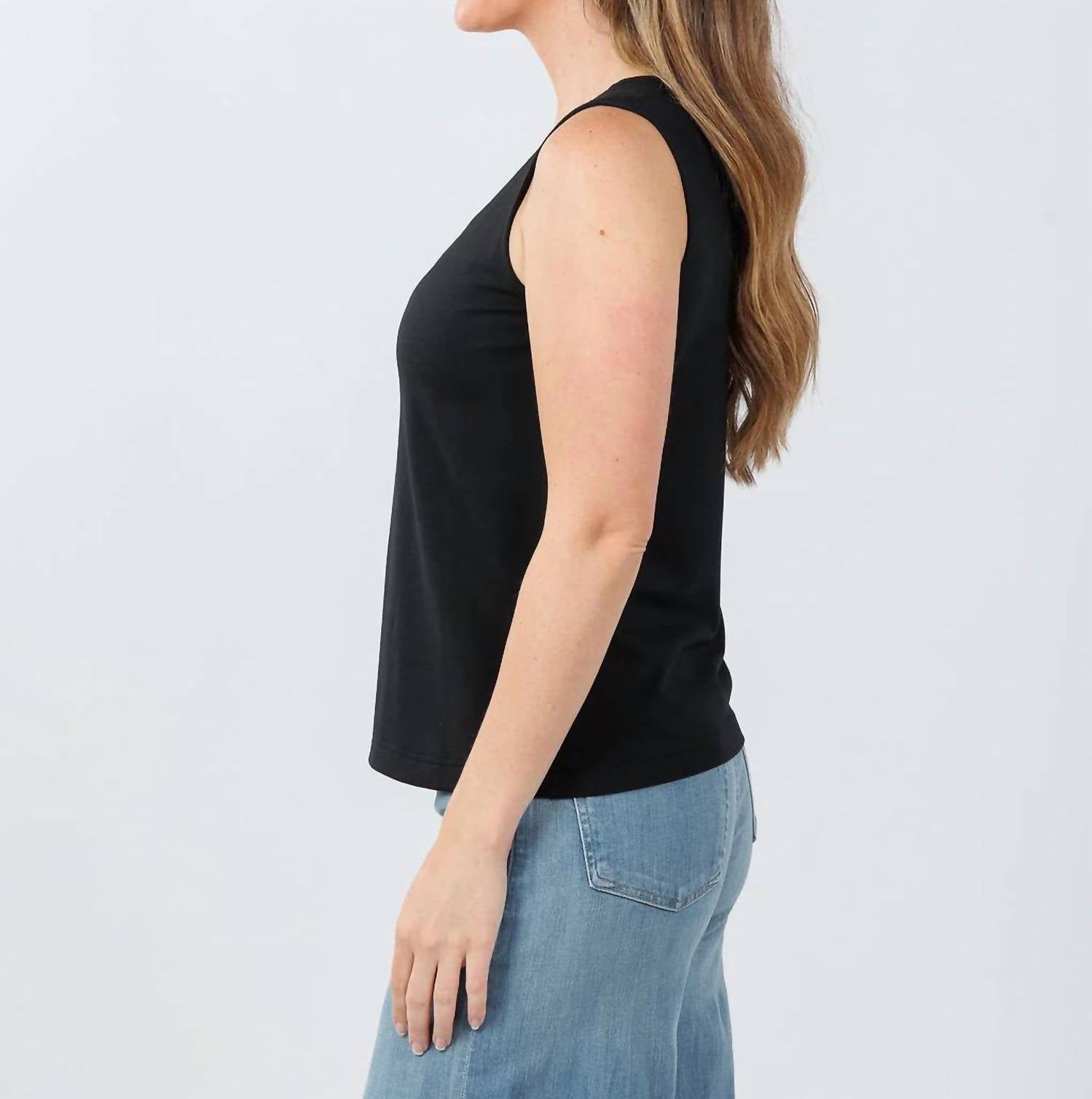 Hinson Wu - Sleeveless Scoopneck Tank Top - Plus