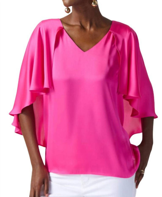 Joseph Ribkoff - Satin Cape Top