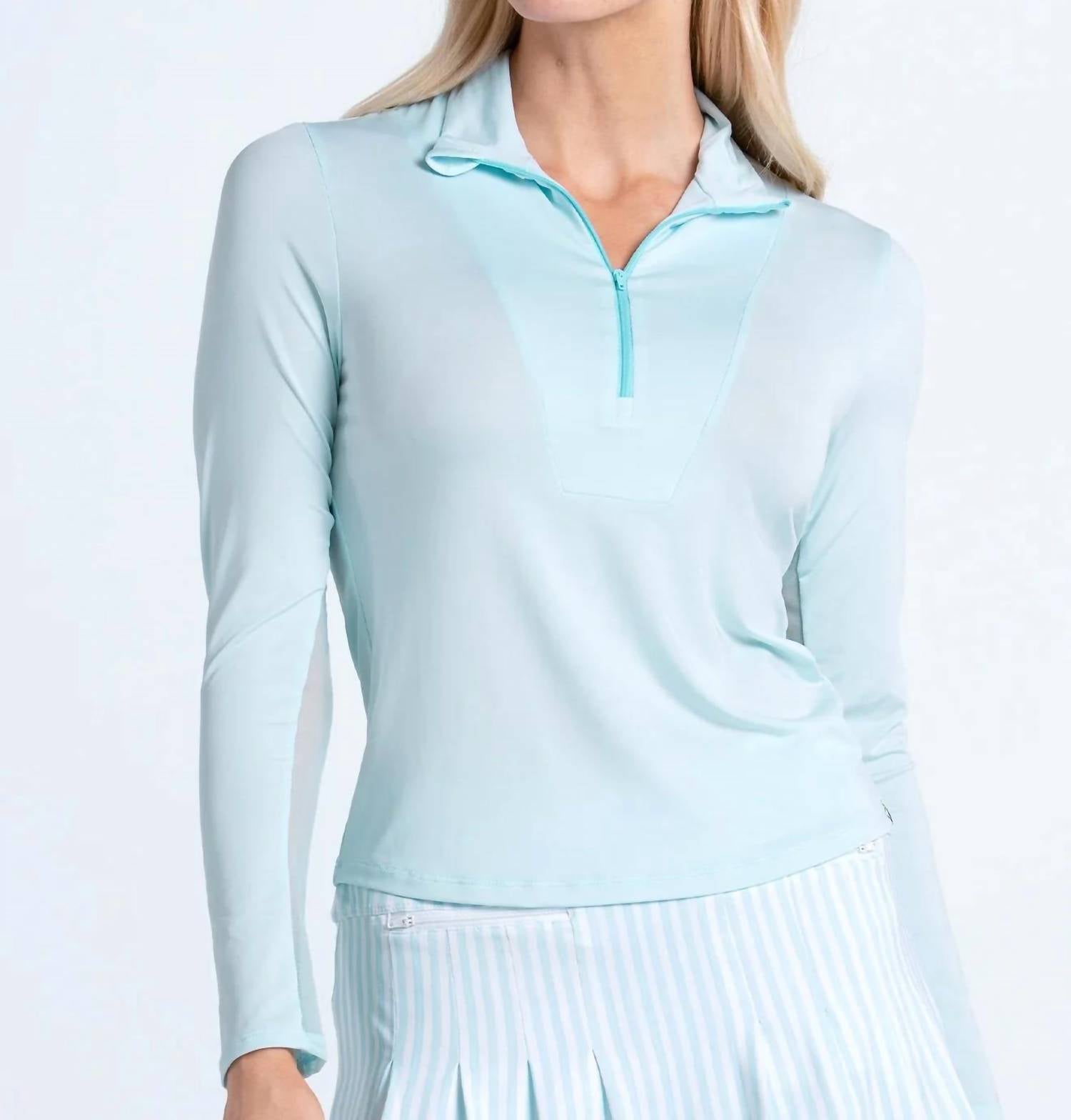 Lucky In Love - Free Play Zip Long Sleeve Top