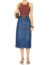 Frame - Modern Pocket Midi Skirt