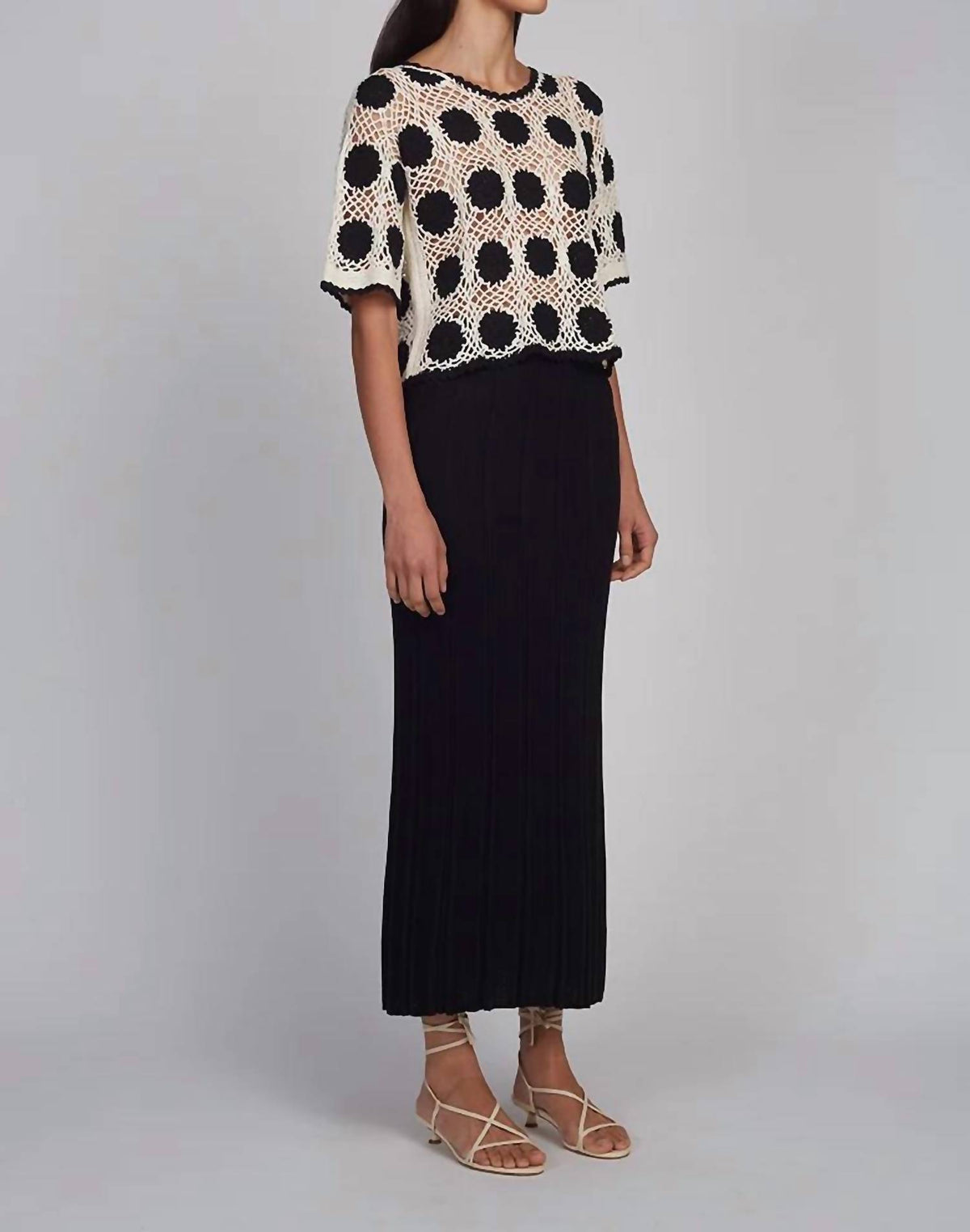 Eleven Six - Peruvian Cotton Crochet Top