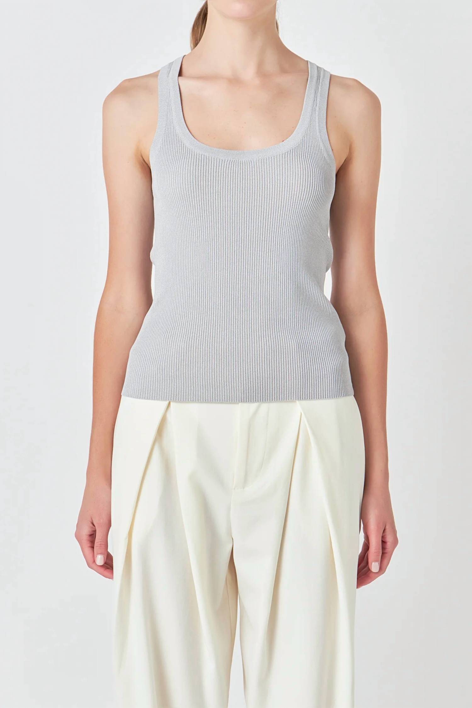 Endless Rose - Basic Ribbed Tank Top