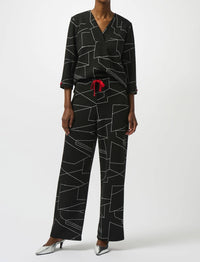 Joseph Ribkoff - Abstract Print Pant