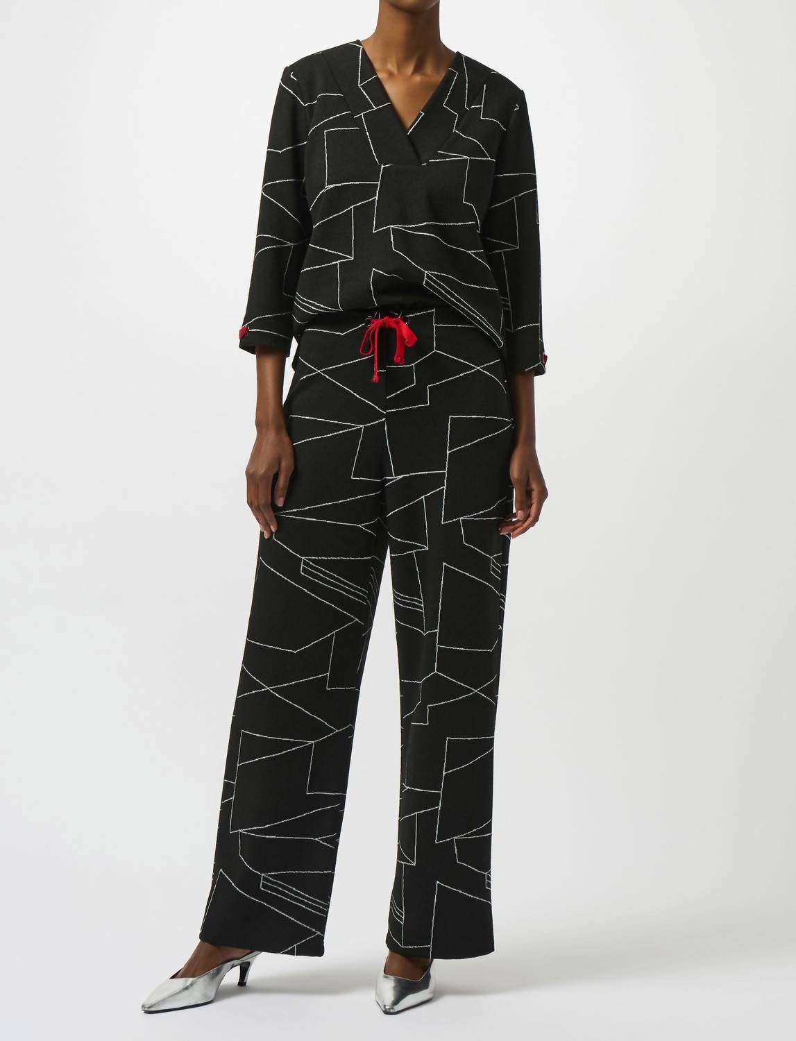 Joseph Ribkoff - Abstract Print Pant