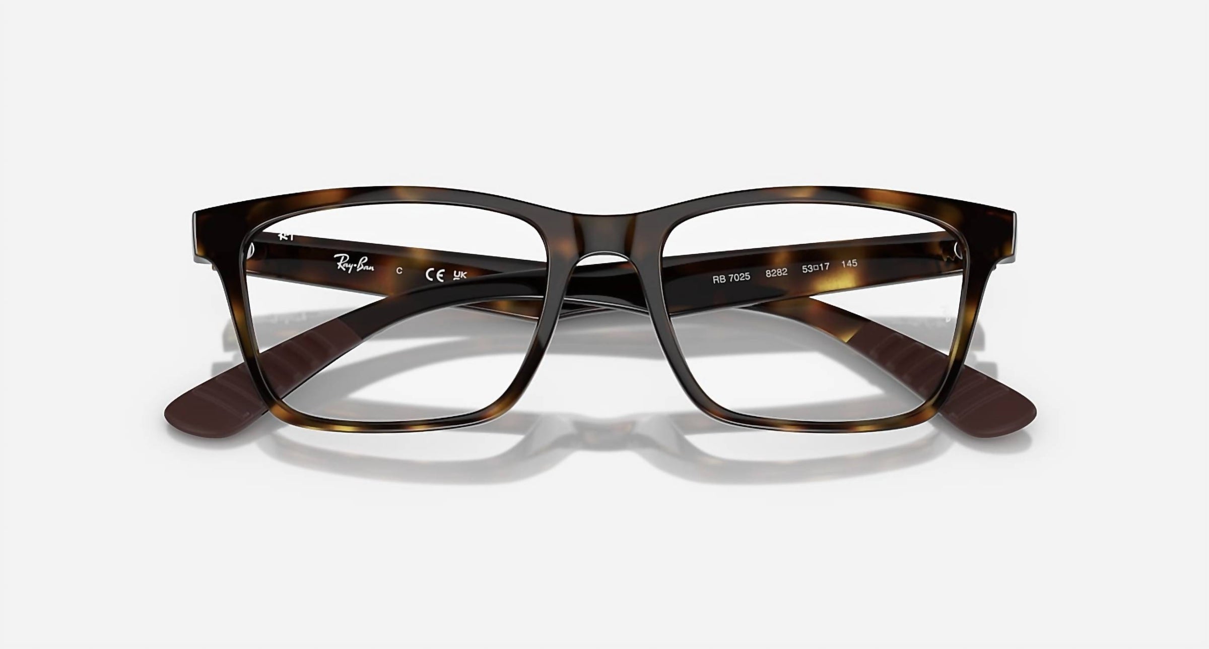Ray Ban - Women's Rb7025 8282 Optics Rectangle Eyeglasses Frame
