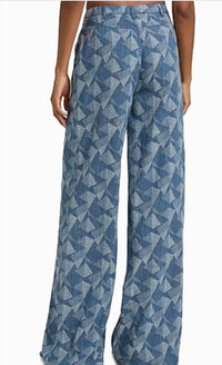 Ramy Brook Leo Pant in geo denim - women's jeans - view 5
