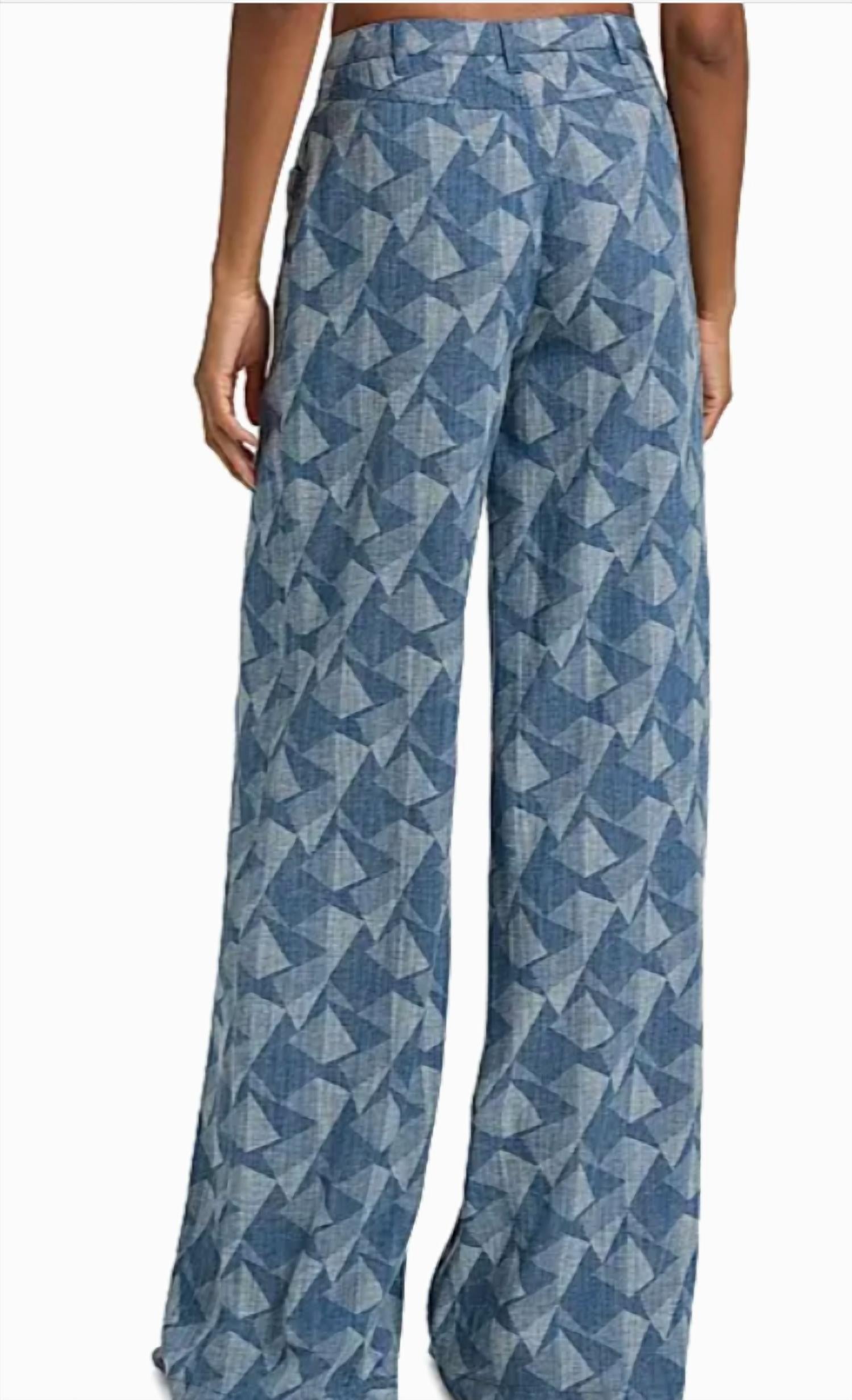 Ramy Brook Leo Pant in geo denim - women's jeans - view 5