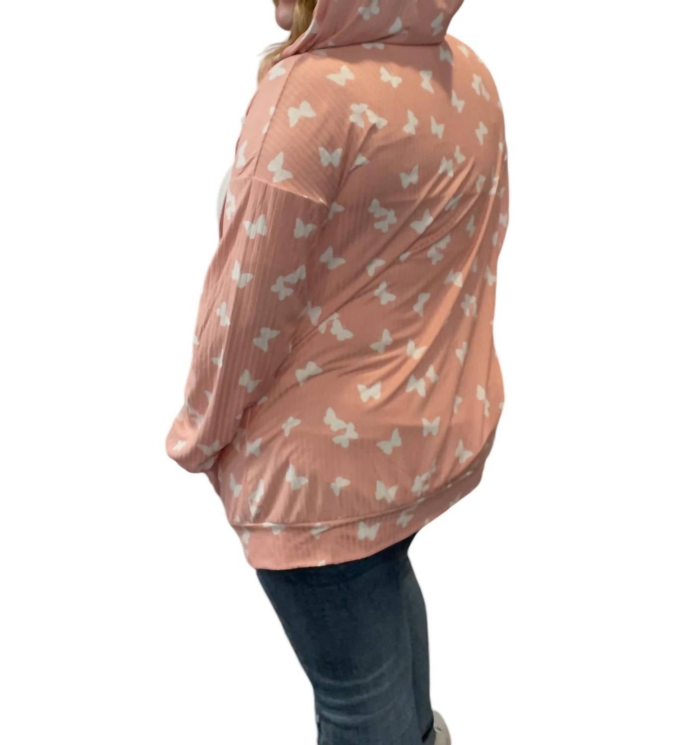 Blumin - Butterfly Spring with Pockets Hoodie