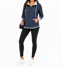 Lulu-B - Reversible Long Zip Jacket