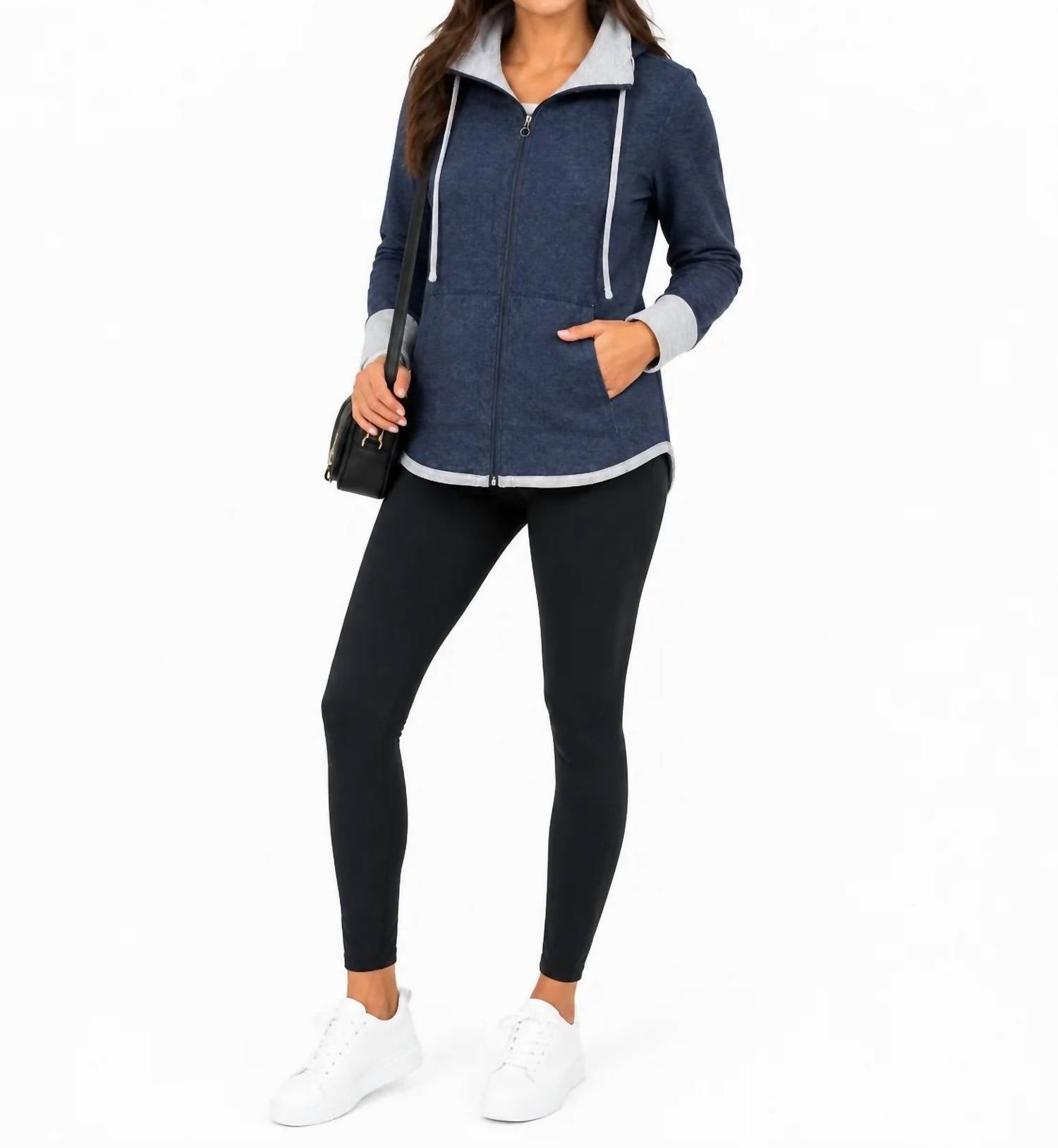 Lulu-B - Reversible Long Zip Jacket