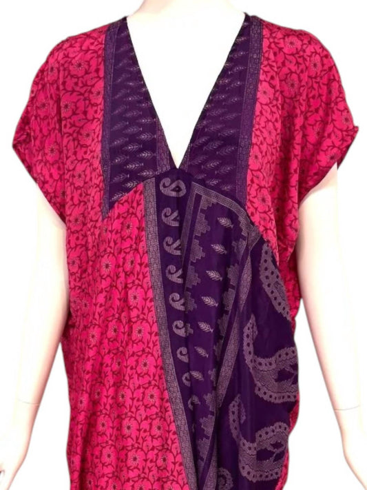 Baizaar - Women's Sari Flow Dress