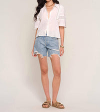 heartloom Carmen top in white - women's blouse