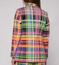 Vilagallo - Women's Madras Cotton Blazer
