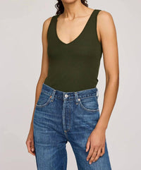 Gentle Fawn Gina Knit Tank in jasper - women's tank top - alternate view