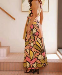 Halcyon Outfitters - Floral Halter Maxi Dress