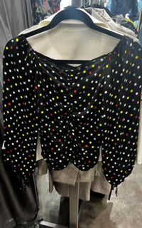 Patrizia Luca - Polka Dot Top and Skirt Set