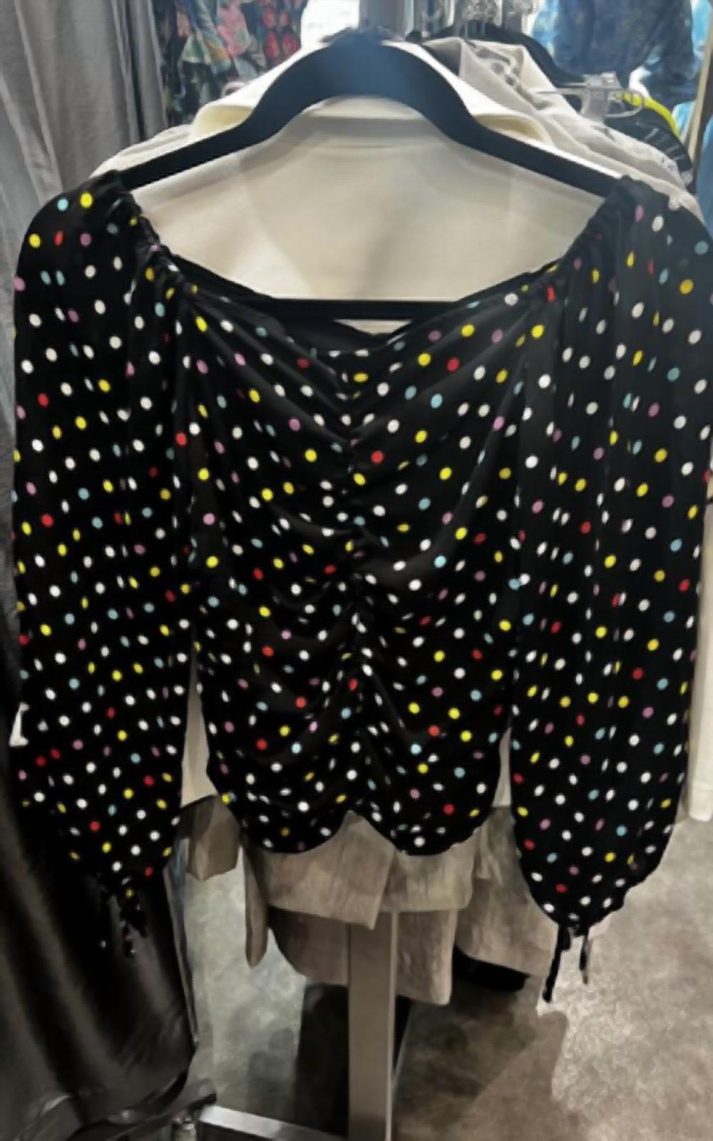 Patrizia Luca - Polka Dot Top and Skirt Set