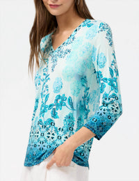 Johnny Was - Janie Favorite 3/4 Sleeve V-neck Tee