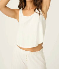 Pj Salvage - Pointelle Essentials Tank Top