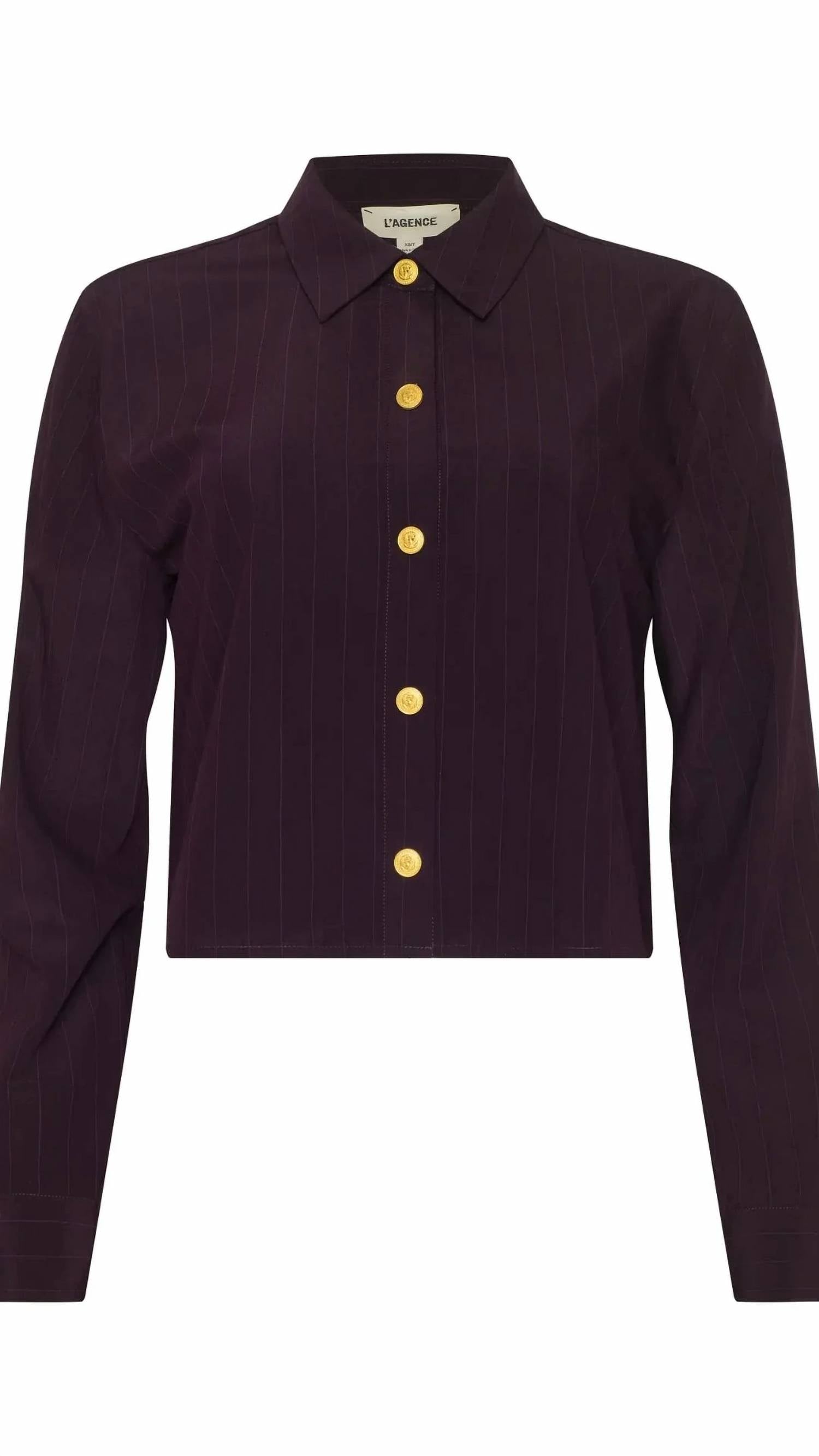 L'Agence - Cosette Pinstriped Shirt