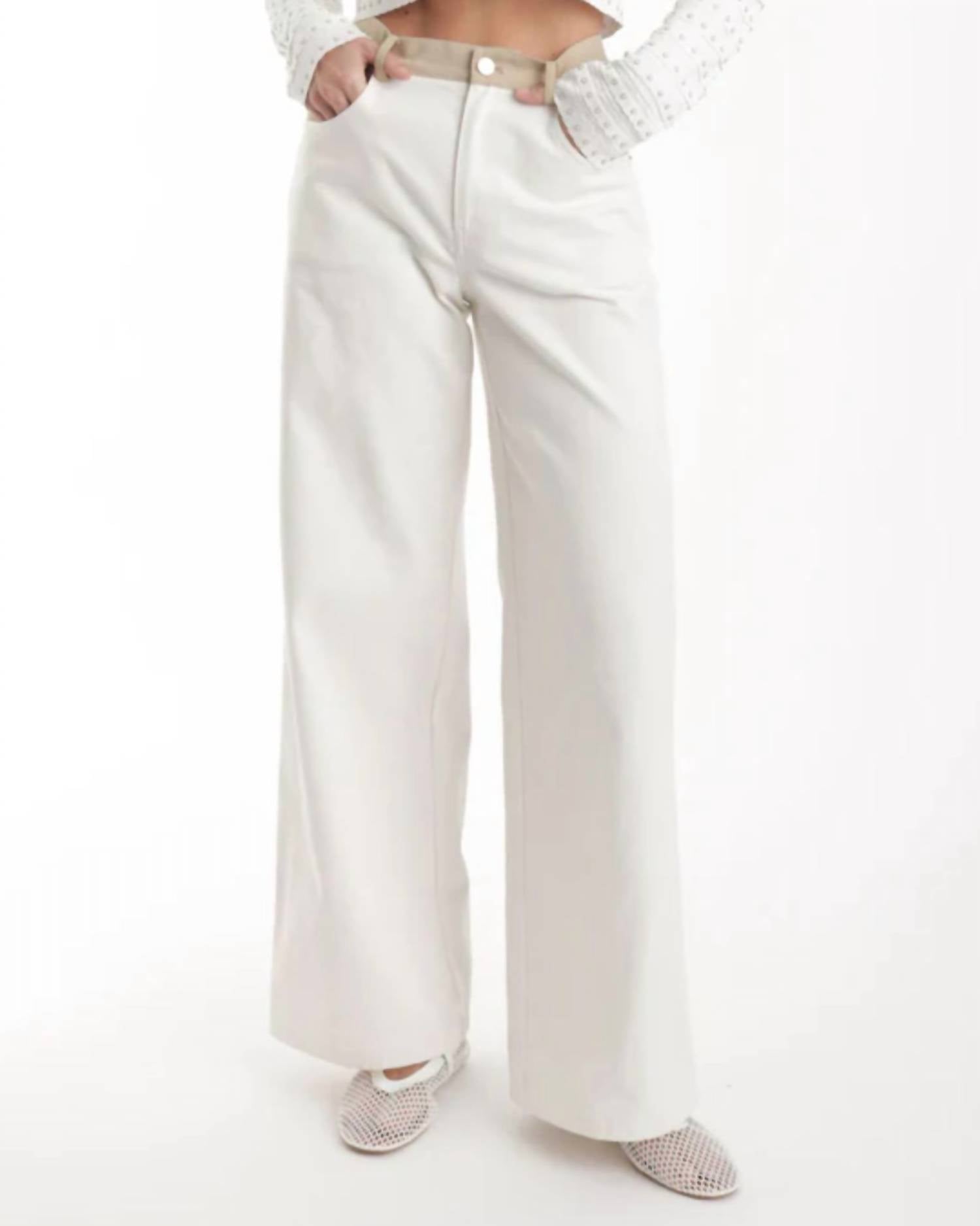 Karina Grimaldi - Sami Denim Combo Pants