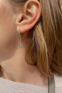 Native Gem - Women's Sparkler Huggies Earring