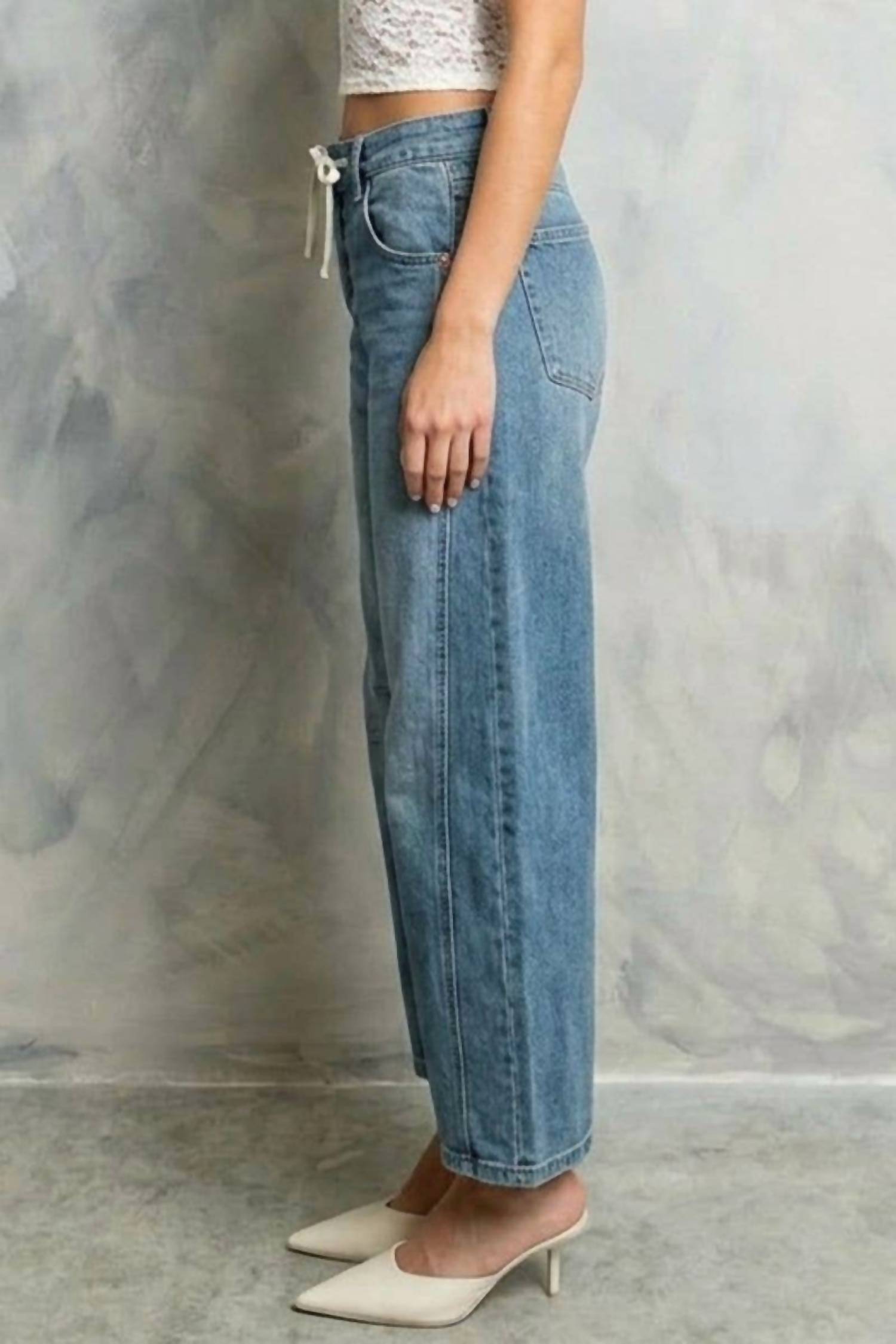 Artemis Vintage - High Rise Relaxed Barrel Jeans