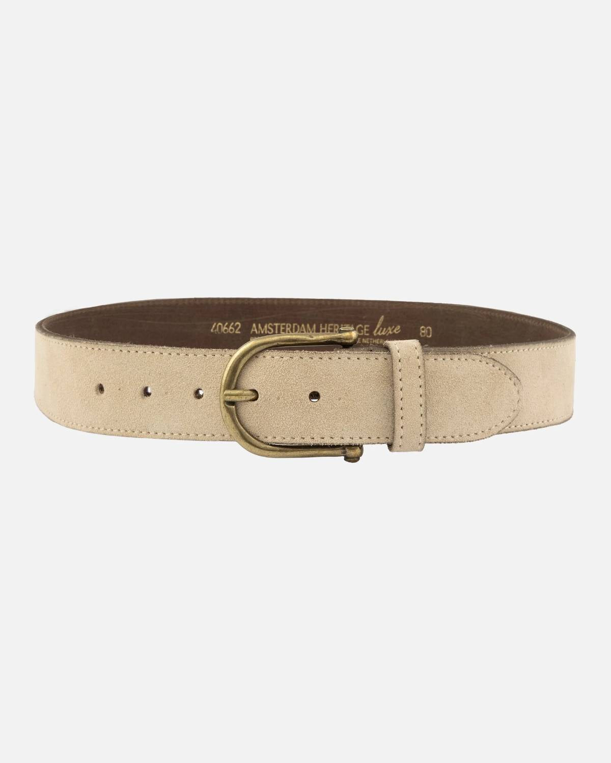 Amsterdam Heritage - Women's Roan Vintage Suede Leather Belt