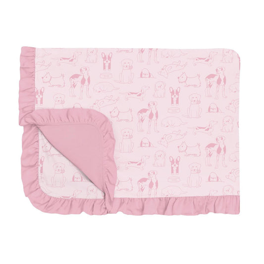 Kickee - Ruffle Toddler Blanket