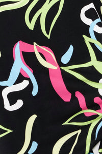 Frank Lyman - Frank Lyman Black/Multi Abstract Print Top Style 256190